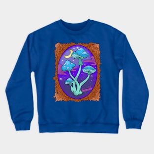 Basking in the shroom light Crewneck Sweatshirt